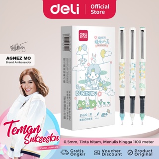 Deli ปากกาเจล 0.5 มม. เขียนได้ถึง 1100 เมตร S1620