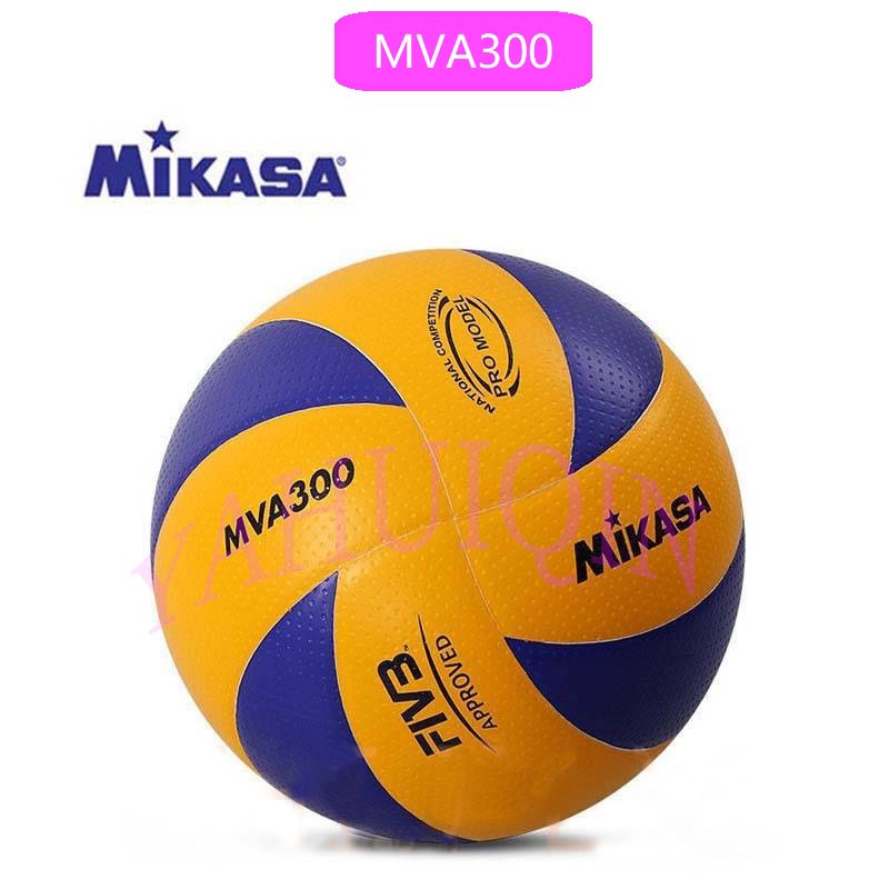 รูปภาพสินค้าแรกของFIVB Official Original หนัง PU นุ่ม ไซซ์ 5 วอลเลย์บอล Mikasa MVA300 ลูกวอลเลย์บอล