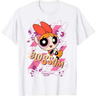  พร้อมส่ง Cn The Powerpuff Girls Blossom Moves T-Shirt - Mens T-Shirts_05
