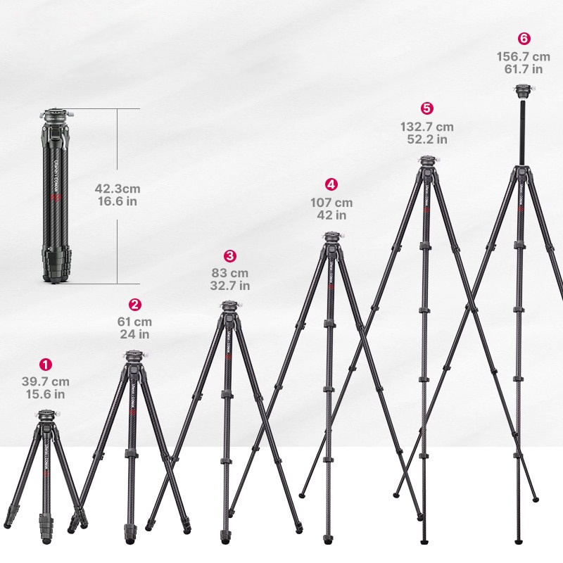 ขาตั้ง-ulanzi-zero-y-professional-carbon-travel-tripod-ขาตั้งกล้อง-คุณภาพสูง-วัสดุคาร์บอนไฟเบอร์แท้-10-ชั้น-น้ำหนักเบา