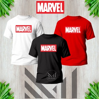[Ready Stock] Marvel T-shirt" 100% Premium Cotton" Unisex Round neck short sleeve t shirt Marvel_01