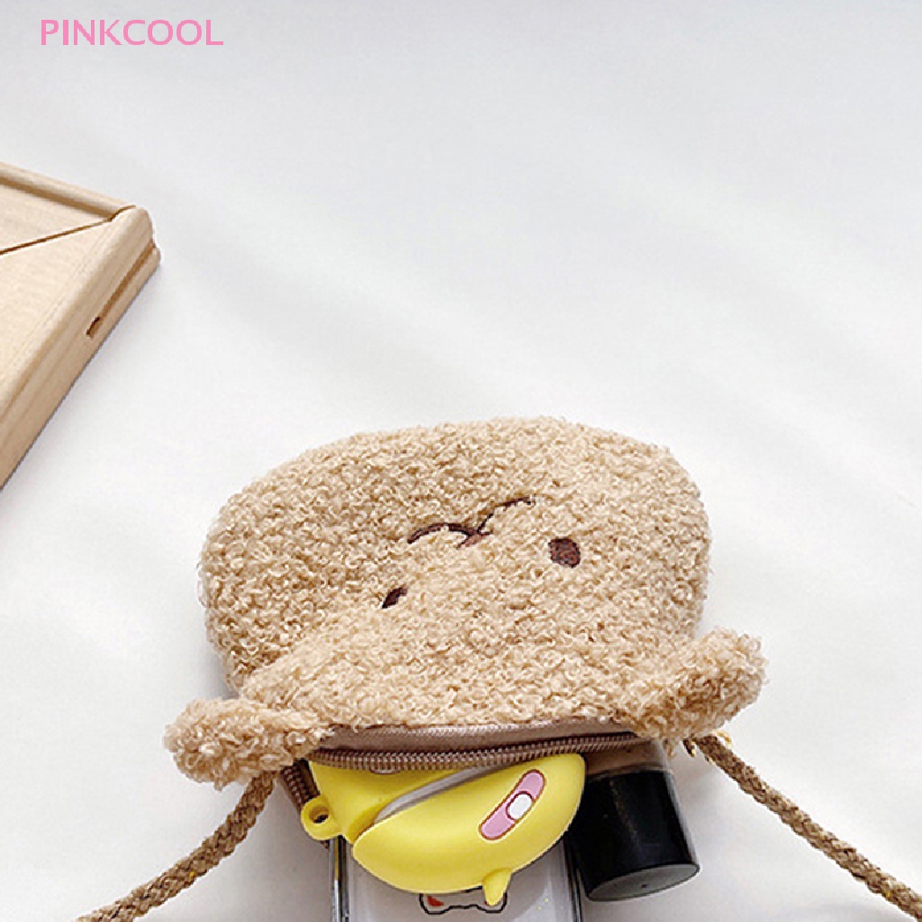 pinkcool-กระเป๋าเป้สะพายหลัง-กระเป๋าใส่เหรียญ-ตุ๊กตาหมี-สําหรับเด็ก-ขายดี