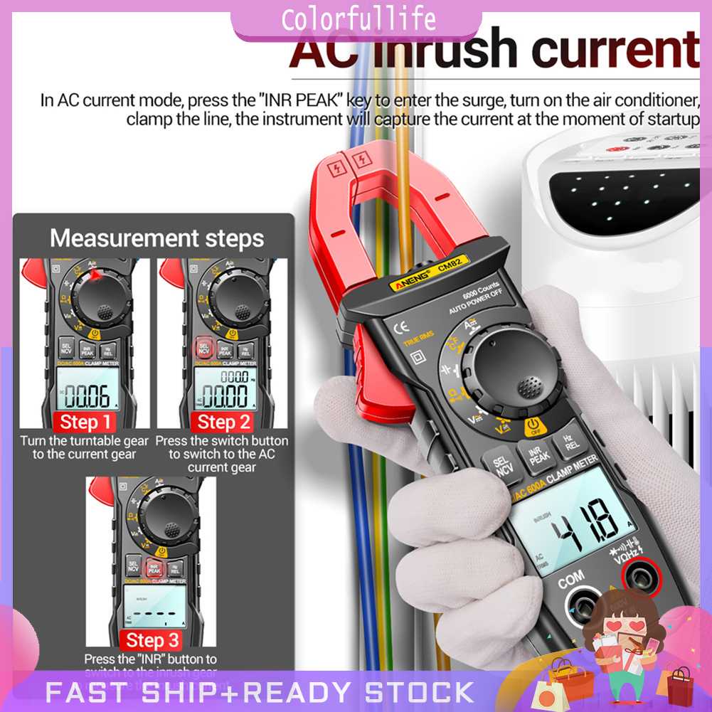 cf-เครื่องวัดดิจิตอล-aneng-รุ่น-acc-กระแสไฟฟ้า-multimeter-แบบกระแสไฟฟ้า-สีแดง