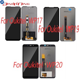 ใหม่ หน้าจอสัมผัสดิจิทัล LCD สําหรับโทรศัพท์มือถือ Oukitel wp17 wp19 Oukitel wp20