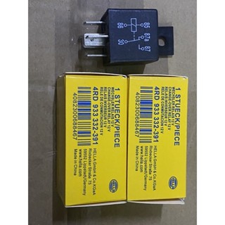 รีเลย์ เฮลล่า Hella 5ขา 12V 30/40A ของแท้ (1 ชิ้น) แบบ 2 หน้า