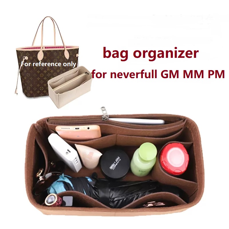 BACK In Stock! LV Neverfull NF Gm Mm Pm Purse Organizer - Foto 8