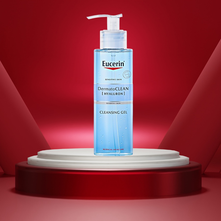 Eucerin DermatoCLEAN [HYALURON] SENSITIVE SKIN CLEANSING GEL 200ML