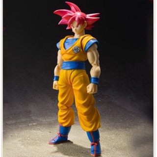 [พร้อมส่ง] ตุ๊กตา Dragon Ball Super Saiyan Limited Super Saiyan Red-Haired Son Goku ของเล่นสําหรับเด็ก