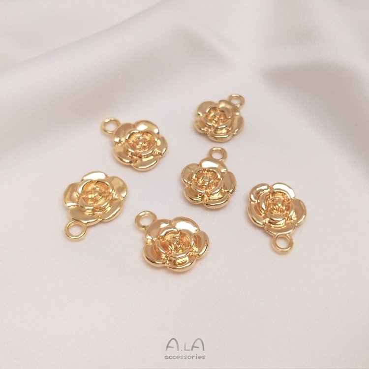 เครื่องประดับdiyขายส่ง-จี้ชุบทอง-14k-รูปดอกกุหลาบ-ขนาดเล็ก-แฮนด์เมด-diy-สําหรับทําเครื่องประดับ-ต่างหู-สร้อยข้อมือ-จี้-ลูกปัด-สร้อยคอ-สร้อยข้อมือ-ต่างหู-กําไลข้อมือ