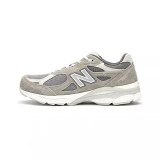 รองเท้าวิ่งลำลอง100% authentic New Balance 990 v3 denim grey sports shoes