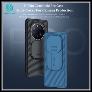 Nillkin เคสโทรศัพท์มือถือ สำหรับ Huawei Mate 50 Pro 5G Camshield Pro กับ แบบสไลด์กันกล้อง TPU PC กันกระแทกหรูหราสีดำสีฟ้าแข็งโทรศัพท์ปก