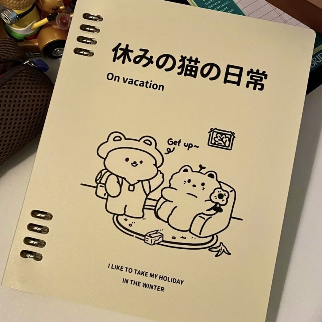 hot-sale-สมุดบันทึกแบบหลวม-2022-ใหม่-a5-b5-สมุดบันทึกแบบหลวมแบบถอดได้ที่ไม่ใช่มือเปลือกอุปกรณ์การเรียนภาษาญี่ปุ่น