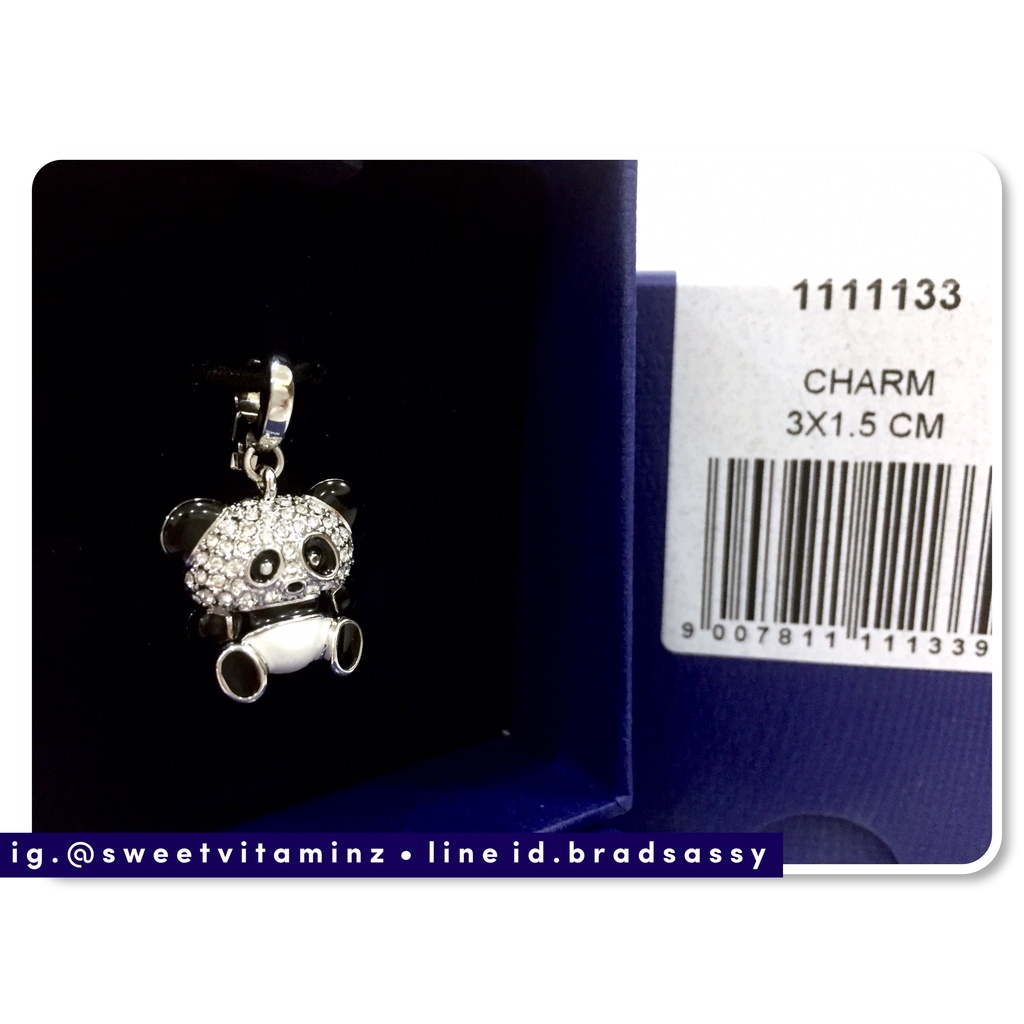 panda-charm-จี้แพนด้า-จาก-swarovski-สินค้าใหม่-ของแท้-จาก-swarovski-คร้า