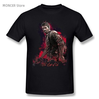 Funny Joel The Last Of Us T-Shirt Men Crew Neck Pure Cotton T Shirt Adventure Game Short Sleeve Tee Shirt Clothes_11