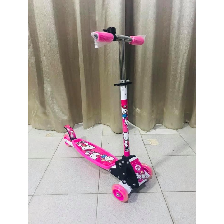 ใหม่ล่าสุด-scooter-for-kids-สกู๊ตเตอร์ขาไถ3ล้อkitty