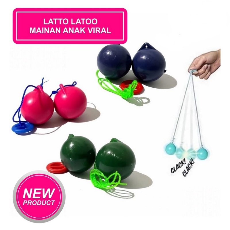 ของเล่นไวรัส-lato-lato-old-school-latto-games-bola-tek-tek