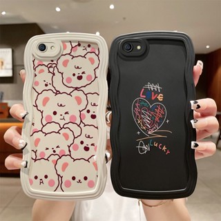 เคส oppo a83 เคสออปโป้ a83 เคสโทรศัพท์มือถือ ลายการ์ตูนคลื่นน่ารัก สําหรับ case oppo a83