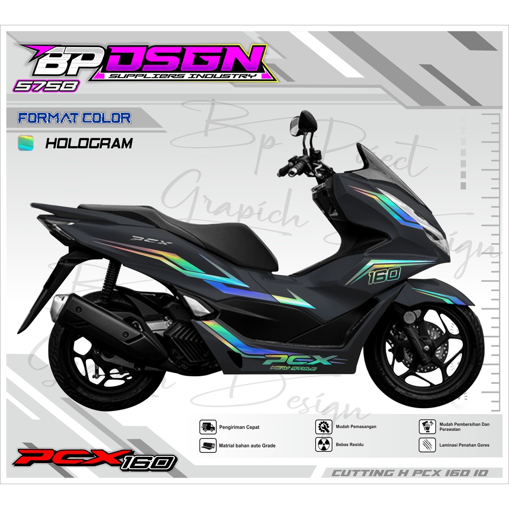 สติกเกอร์ตัด-pcx-160-pcx-160-cutting-body-pcx-160-list-variation-bp-010-list-cutting-variations-hologram-keren