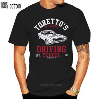 เสื้อยืด พิมพ์ลาย Fast And The Furious Torettos Driving School สําหรับผู้ชาย 2022S-5XL_11