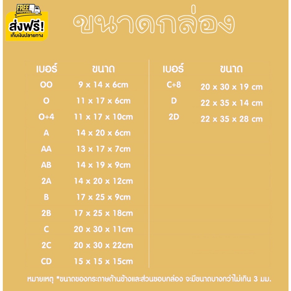 กล่องพัสดุ-กล่องไปรษณีย์-เบอร์-00-0-0-4-a-aa-ab-2a-b-2b-c-cd-2d-20ใบ-ราคาถูก-ส่งด่วน-1-2-วันส่งด่วน-1-2-วัน