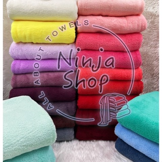 ภาพขนาดย่อของภาพหน้าปกสินค้าผ้าเช็ดตัวขนเป็ด ️ Super Soft ️ จากร้าน ninjasatayu บน Shopee