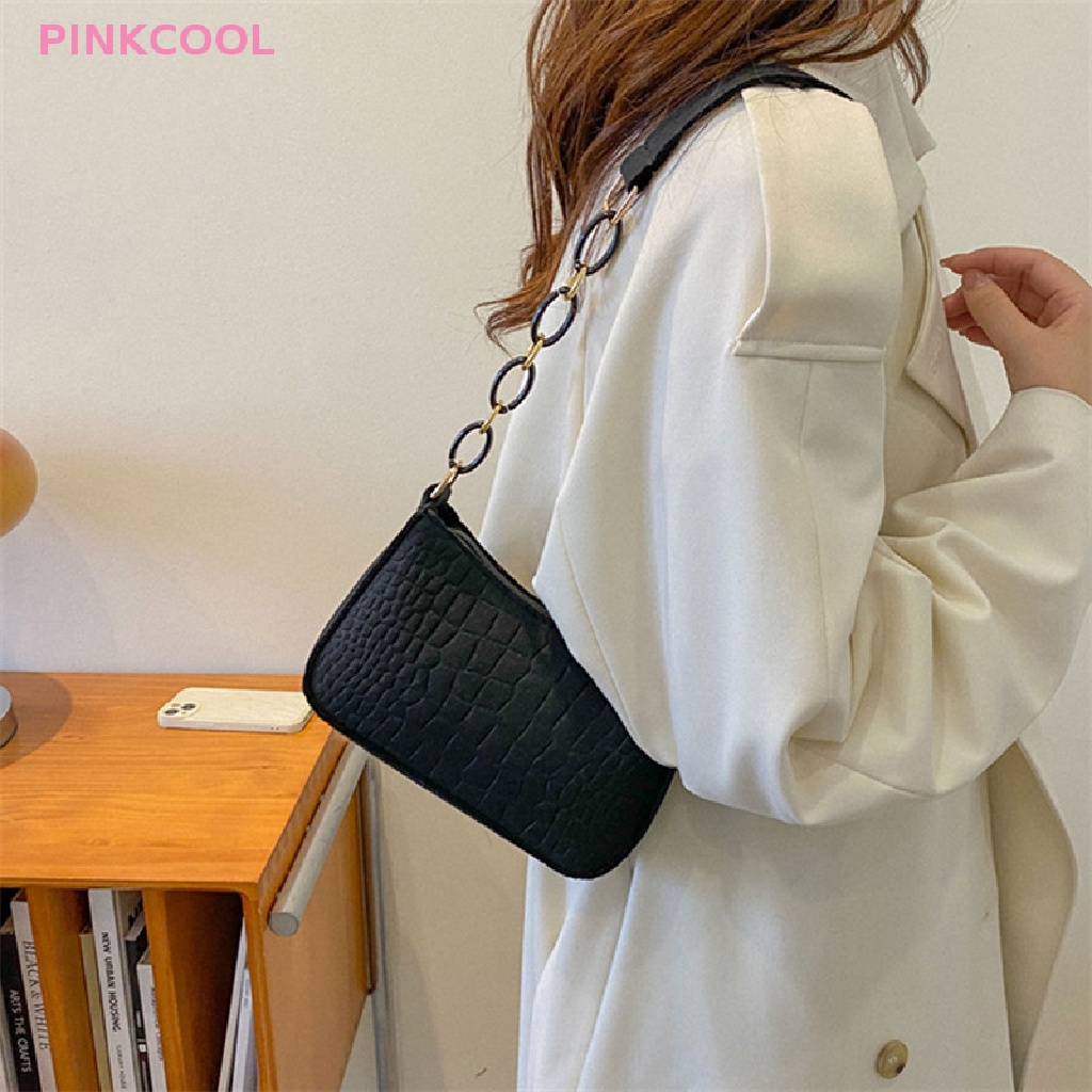 pinkcool-ใหม่-ขายดี-กระเป๋าสะพายไหล่-กระเป๋าถือ-ใต้วงแขน-ใต้วงแขน-ลาย-subaxillary-สําหรับสตรี-2022
