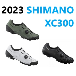 2023 SHIMANO XC300 WIDE รองเท้าปั่นจักรยานเสือภูเขาสำหรับเท้ากว้าง