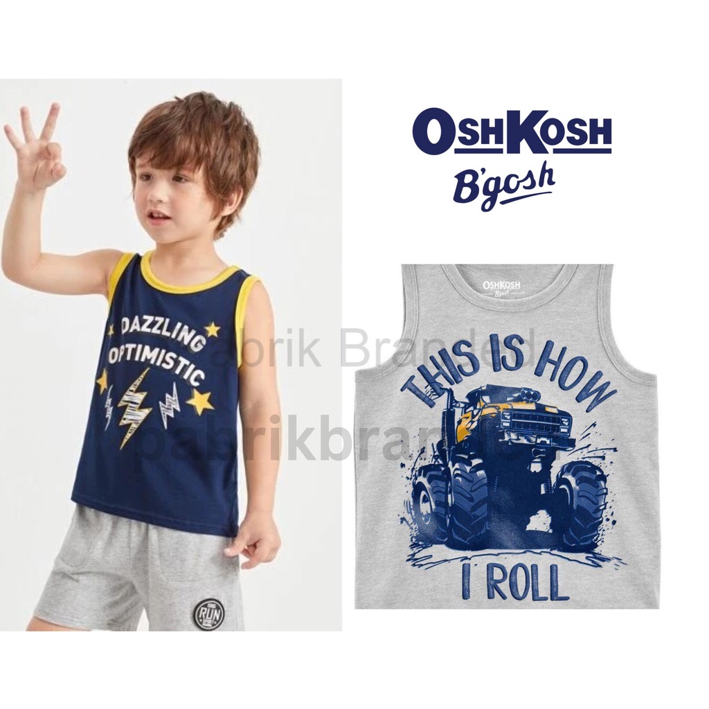 เสื้อยืดแขนกุด-แบรนด์โรงงาน-oshkosh-สําหรับเด็กผู้ชาย-ขายส่ง