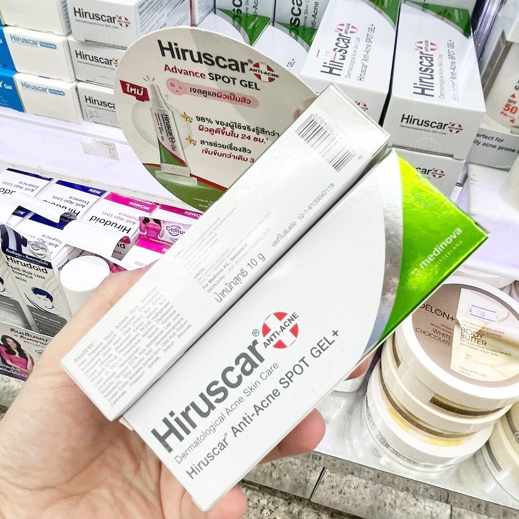 hiruscar-anti-acne-spot-gel-10g-เจลใสแต้มสิว-สลายสิ่งอุดตัน-ไม่ทำให้หน้าลอกหรือแห้งตึง-ลดการสะสมของแบคทีเรีย