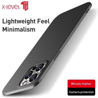 สําหรับ iPhone 14 Pro Max เคส X-Level บางเฉียบ TPU นิ่ม เคสป้องกันด้านหลัง สําหรับ iPhone 14 Pro