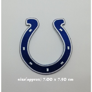 ตัวรีดติดเสื้อ Americasn football Indianapolis Colts ตกแต่งเสื้อผ้า แจ๊คเก็ต Embroidered Iron on Patch  DIY