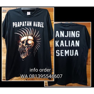 เสื้อยืด พิมพ์ลาย METAL PUNK ROCK PRAPATAN REBEL TYPE 075