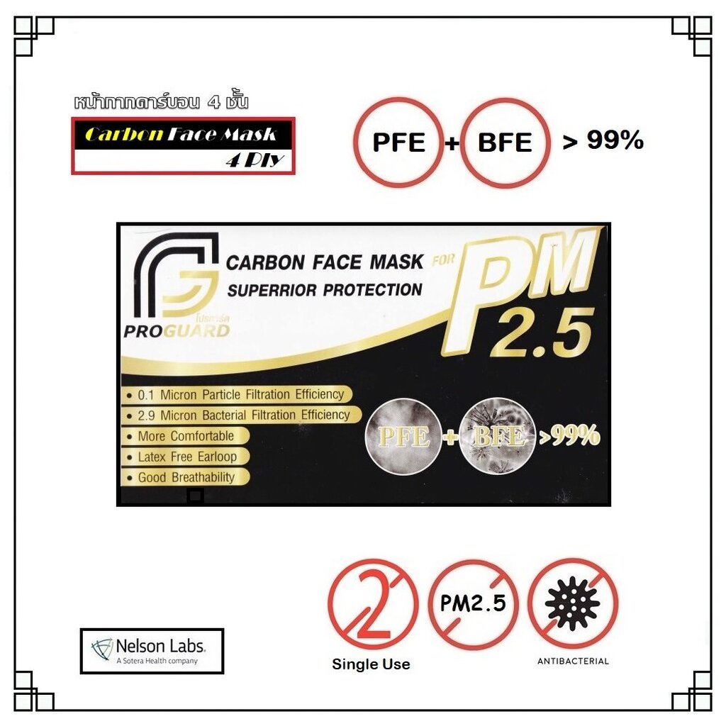 หน้ากากคาร์บอน-4-ชั้น-carbon-facemask-4-ply-หน้ากากกันฝุ่น-ปิดจมูก-หน้ากากอนามัย-ไม่ระคายเคือง-หายใจสะดวก-สบาย-ยืดหยุ