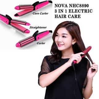 ที่หนีบผม Nova hair curling pin เครื่องหนีบดัดผม 3 สเต๊ป