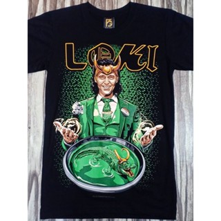 PG32 PREMIUM GRADE BLACK TIMBER COTTON TSHIRT LOKI GOD OF MISCHIEF MARVEL UNIVERSE AVENGERS HERO MOVIE EDITION_05