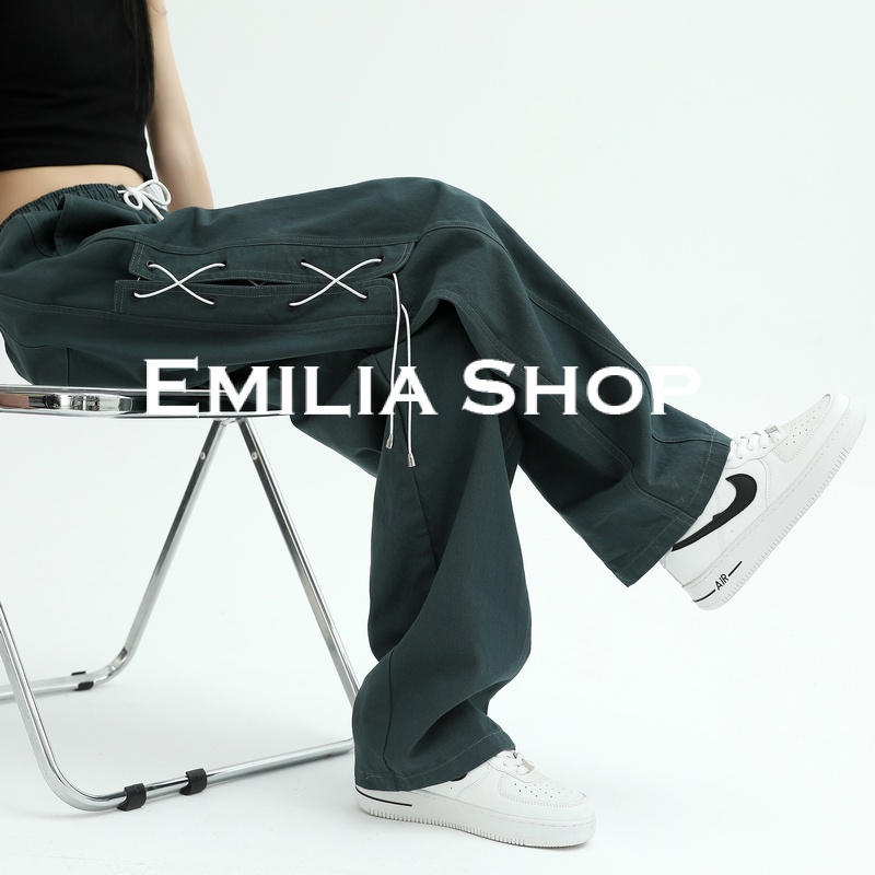 emilia-shop-กางเกงขายาว-กางเกงเอวสูง-กางเกงขายาวผู้หญิง-สวย-beautiful-chic-ทันสมัย-a23l05p-36z230909