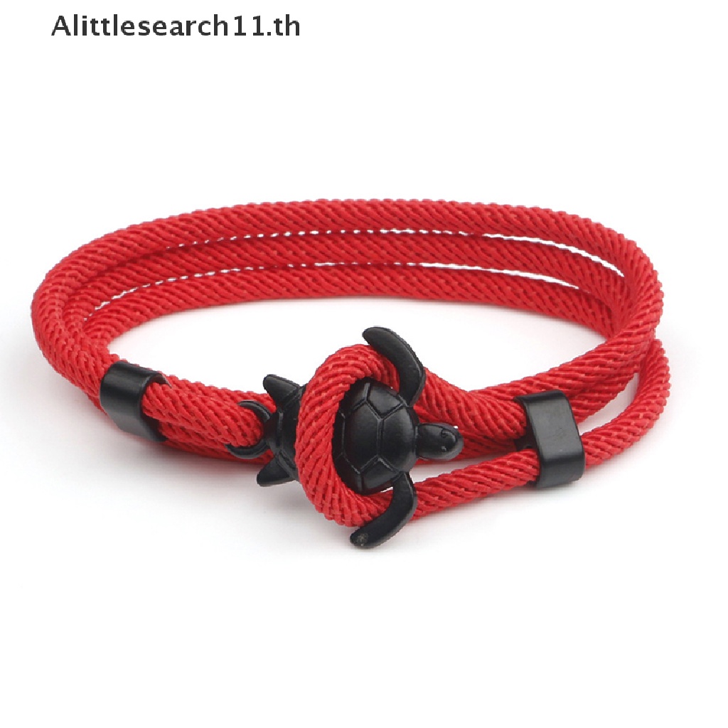 alittlesearch11-สร้อยข้อมือเชือกถัก-แฮนด์เมด-ปรับได้-หลายชั้น-สีแดง-สําหรับคู่รัก-เครื่องประดับแฟชั่น-ปาร์ตี้-th