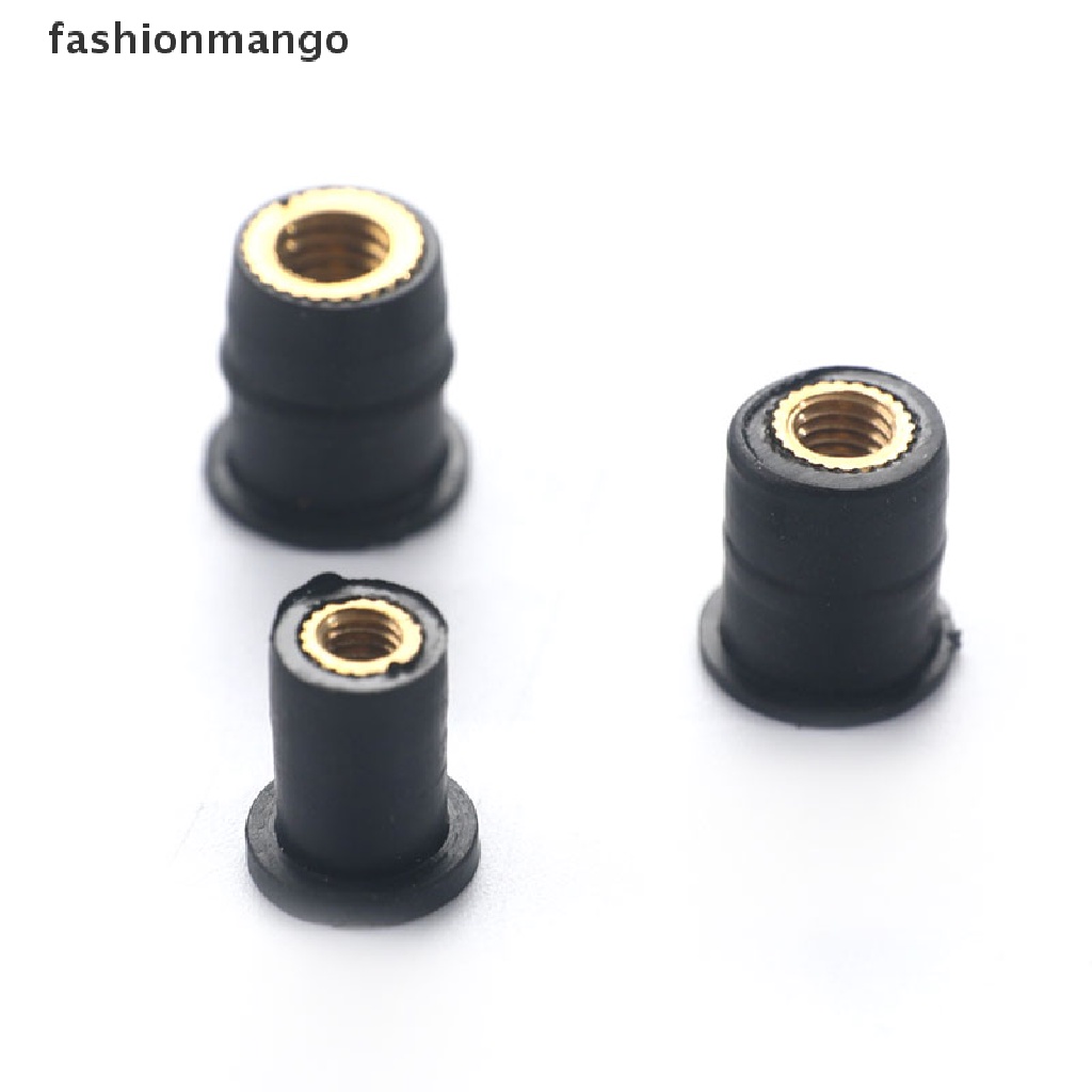 fashionmango-น็อตยาง-อุปกรณ์เสริม-สําหรับรถจักรยานยนต์-m4-m5-m6-10-ชิ้น