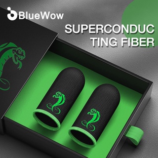 【สินค้าใหม่】BlueWow ปลอกนิ้วสำหรับเล่นเกมงู / ค้างคาวปลายนิ้วระบายอากาศสำหรับเกมมือถือ PUBG หน้าจอสัมผัส Finger Cots Cover Sensitive Mobile Touch COD