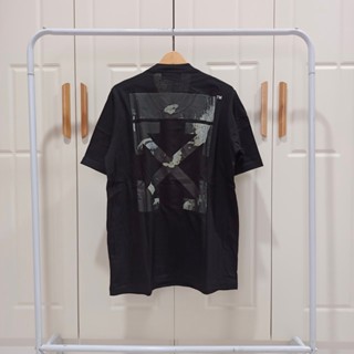 Hitam เสื้อยืด ลาย Off White Virgil Moslem Arrow Monalisa สีดํา สําหรับผู้ชาย 24s