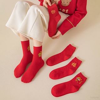 ถุงเท้า ผ้าฝ้าย ขนาดใหญ่ ลายการ์ตูน สีแดง คุณภาพสูง สําหรับเด็กวัยหัดเดิน ผู้ชาย และเด็กผู้หญิง