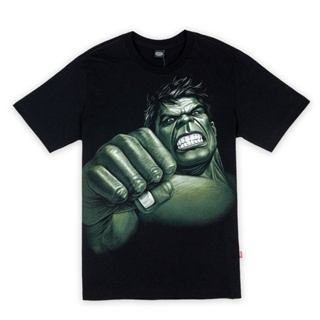 Marvel Men Hulk T-Shirt - เสื้อยืดผู้ชายลายฮัค สินค้าลิขสิทธ์แท้100% characters studio_05