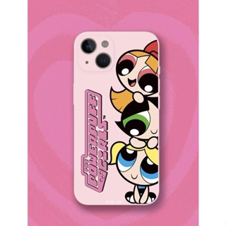 เคสไอโฟนชมพูนมรวมทีม เดอะพาวเวอร์พัฟฟ์เกิลส์ i7-14promax (Case iphone) สินค้างานลิขสิทธิ์แท้100% X The Powerpuff Girls