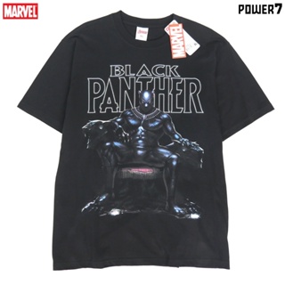 Power 7 Shop เสื้อยืดการ์ตูน ลาย มาร์เวล Black Panther ลิขสิทธ์แท้ MARVEL COMICS  T-SHIRTS (MVX-160)_05