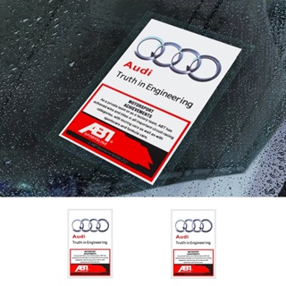 สติกเกอร์ JDM ป้องกันไฟฟ้าสถิตย์ สําหรับติดตกแต่งรถยนต์ Audi Sline A3 A4 A5 A6 A7 A8 Q3 Q5 Q7 S3 S4 S5 TT 1 2 ชิ้น