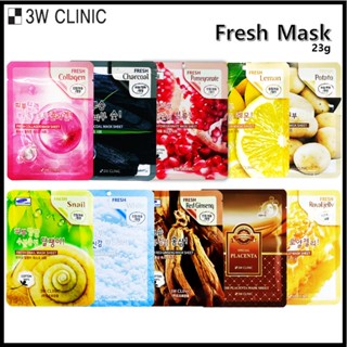 [3W Clinic] Fresh Mask 23 กรัม (1 แผ่น)