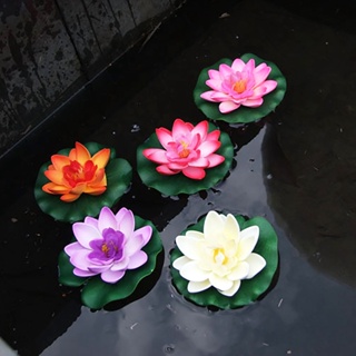 【AG】1Pc Simulation Lotus Flower Mini Artificial Pond DIY Home Fish Tank Decoration
