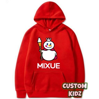 เสื้อกันหนาว มีฮู้ด ลาย MIXUE ICE CREAM GAME ROBLOX สําหรับเด็ก