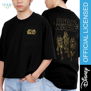 Star Wars Gold Graphic Korean Oversized Tshirt in Black Inspi Tee_05