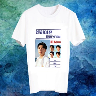 เสื้อยืดดารา เสื้อยืด Fanmade เสื้อแฟนเมด เสื้อยืดคำพูด เสื้อแฟนคลับ ศิลปินเกาหลี KP42 - Jay เจย์ ENHYPEN_03